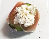 生ハムとリコッタチーズのアボカドボート作り方4写真