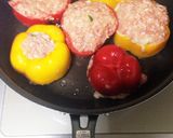 パプリカの肉詰め！ヘルシー♪ビタミンC♪作り方3写真