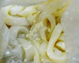 茹でイカのオクラとろっとろろ芋がけ作り方1写真