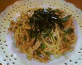 梅と鶏ひき肉の香味冷製パスタ作り方6写真