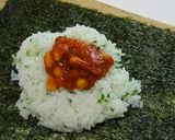 チリコンカン風おにぎらず作り方4写真