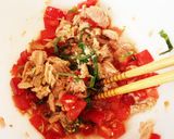 ズボラ＊ツナとトマト冷製パスタ作り方3写真