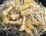 モヤシ・油あげ・納豆の辛子醤油炒め作り方3写真