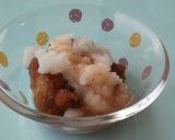 唐揚げアレンジ　大根おろしと梅ドレ作り方2写真