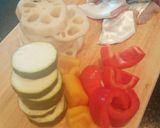stop夏バテ✾さわらと夏野菜の黒酢南蛮作り方2写真