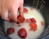 しらすを添えて 梅ごはん作り方3写真