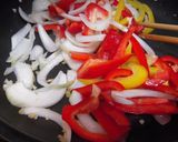 牛肉と夏野菜のオイスター炒め作り方5写真