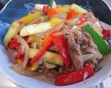 牛肉と夏野菜のオイスター炒め作り方10写真
