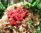 水菜と豆腐のサラダ作り方2写真