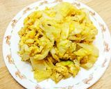 キャベツとたまご炒め☆クミンバター風味作り方5写真
