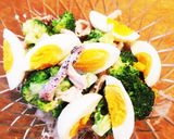 簡単ブロッコリーとゆで卵のサラダ作り方5写真