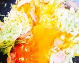 朝ごはんに☆たっぷりキャベツと玉子♪作り方3写真