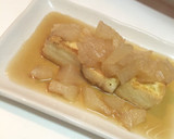 大根煮物をリメイク！揚げ出し豆腐作り方5写真