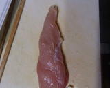 ささみのシソ挟み揚げ♡焼肉タレ風味！作り方1写真