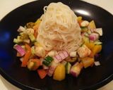 野菜マリネのお花畑そうめん作り方4写真