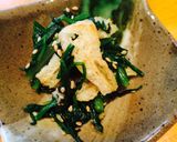 春菊と油揚げのごま油香るお浸し♡作り方6写真