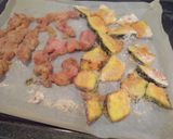 オーブンで「豚の竜田焼き　カレー風味」作り方5写真