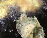 ワタも丸ごと♡やみつきゴーヤのかき揚げ♡作り方4写真