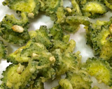 ワタも丸ごと♡やみつきゴーヤのかき揚げ♡作り方6写真