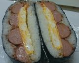 大人のおにぎらず、カレーヴルスト。作り方2写真