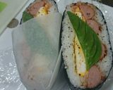 大人のおにぎらず、カレーヴルスト。作り方3写真