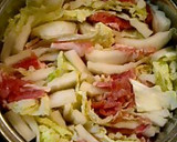 白菜と豚肉のぎゅうぎゅう蒸し作り方2写真