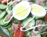 さっぱり！野菜もりもり♪サラダうどん作り方1写真