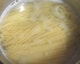 ズッキーニとパプリカの塩パスタ作り方1写真