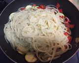ズッキーニとパプリカの塩パスタ作り方8写真