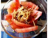 茗荷とトマトの和前菜♪作り方4写真