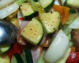 夏野菜と蕪の塩ダレ炒め作り方10写真