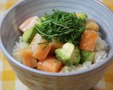 10分完成！火いらず！サーモンアボカド丼作り方9写真