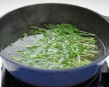 鮭と豆苗のチーズスープ(離乳食)作り方2写真