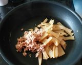 メンマとシーチキン炒め作り方1写真