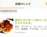 茄子とズッキーニのベーコントマトパスタ。作り方14写真