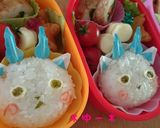 簡単マステ♡妖怪ウォッチコマさんキャラ弁作り方6写真