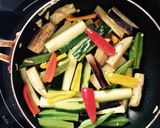 夏野菜のエスニック☆冷やしうどん作り方5写真