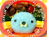キャラ弁＊簡単♪ぼのぼの作り方3写真