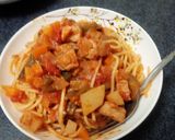 もうかサメのラタトゥイユパスタ作り方4写真