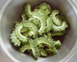 苦くない!ゴーヤのツナクリームチーズ和え作り方6写真