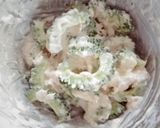 苦くない!ゴーヤのツナクリームチーズ和え作り方10写真