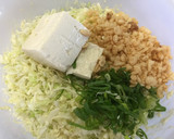 たまごを使わずお豆腐でお好み焼き作り方3写真