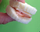 離乳食完了期おやつ☆蒸しパンサンドイッチ作り方8写真