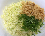 たまごを使わずお豆腐でお好み焼き作り方2写真