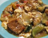 厚揚げと夏野菜のカレー風味煮作り方3写真