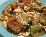 厚揚げと夏野菜のカレー風味煮作り方3写真