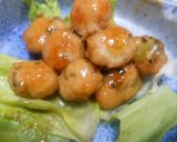 鶏団子の甘煮　超簡単私流作り方4写真