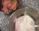 揚げない鳥むね肉のニンニク風味フリット作り方4写真