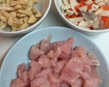 筑前煮の水煮で混ぜご飯作り方2写真