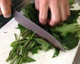 京唐菜でペペロンチーノ作り方3写真